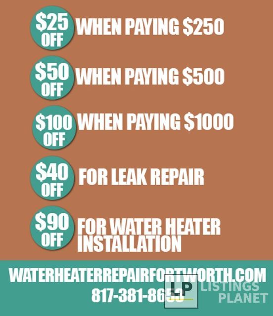 Water Heater Repair Fort Worth TX